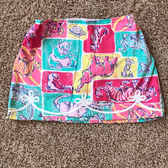 Lilly Pulitzer Other - Lilly Pulitzer Jungle boogie Zoo skirt Size L 8 10